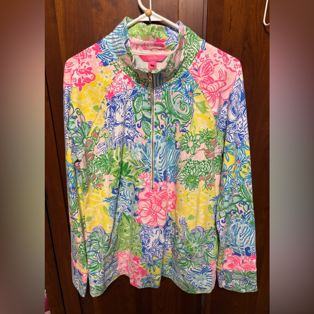 Lilly Pulitizer Half Zip Popover - Cheek to Cheek